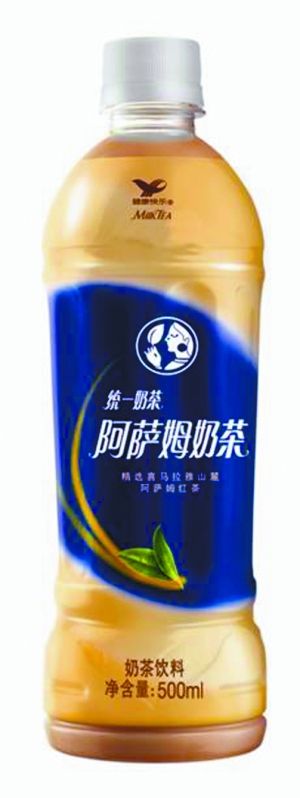 统一【阿萨姆奶茶】原味奶茶 (单支) 500ml